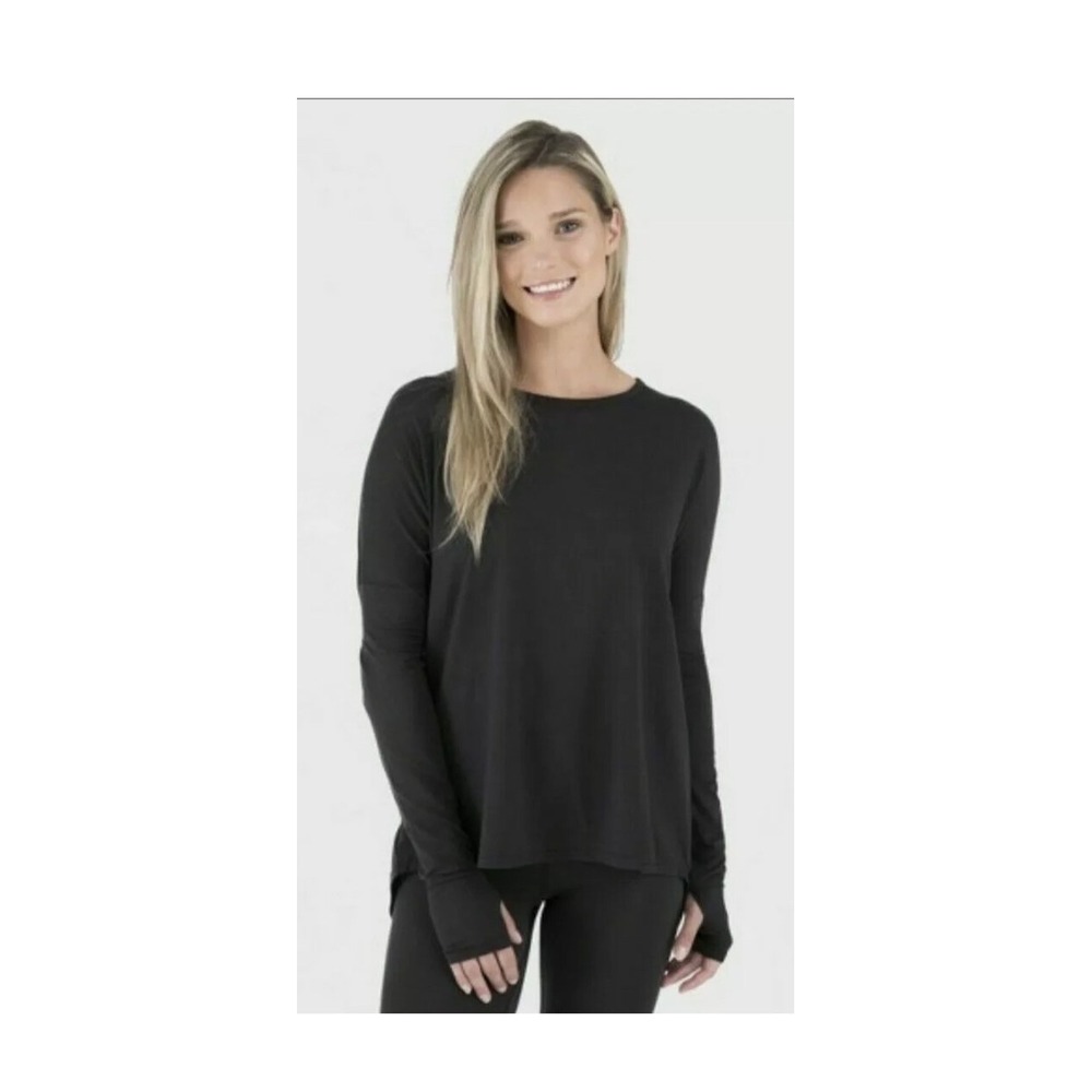 Wander by Hottotties Womens Tie Back Tunic‎ Black Sz XL